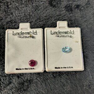 Lindenworld Loose Ruby and Aquamarine Gems (328)